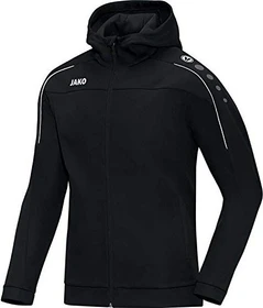 Jako Classico Kapuzen Trainingsjacke schwarz (Damen)