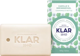 Klar Seifen Kamille & Brennnessel festes Shampoo, 100g