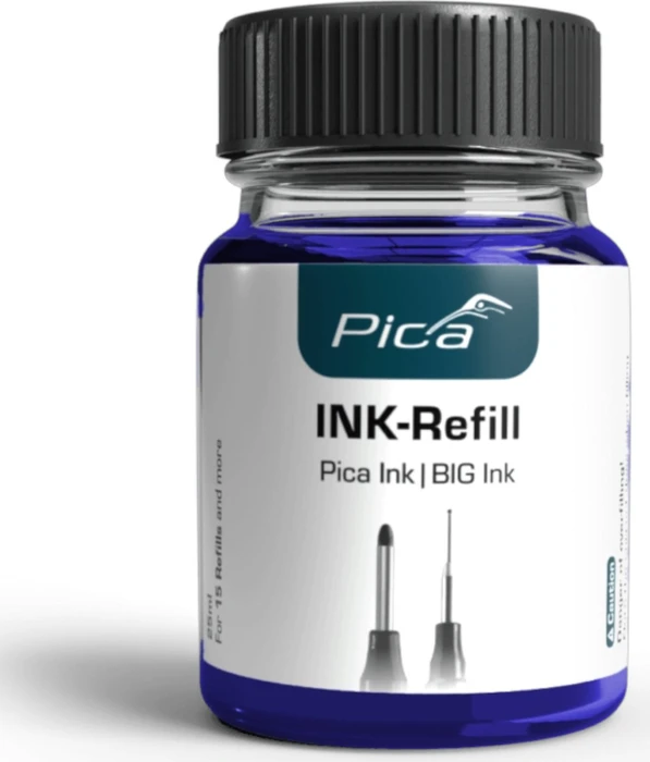 Pica-Marker Tinte Nachfüllset Tintenflasche blau, 25ml (55841)