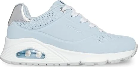 Skechers Uno Gen1 - Shimmer Away light blue/silber (Junior)