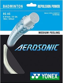 Yonex Aerosonic Badmintonsaite weiß 10m