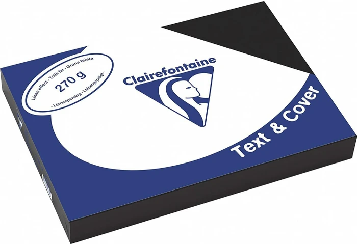 Clairefontaine Text & Cover A4, leinengebrägt, 270g/m²