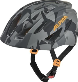 Alpina Pico Flash Kinderhelm black/camo orange