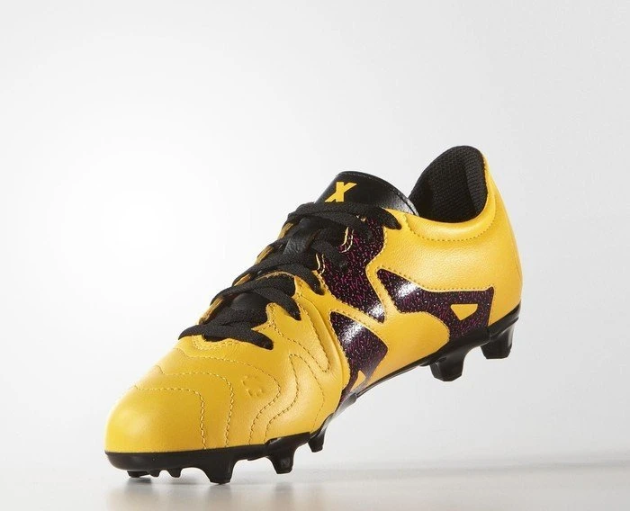 adidas X15.3 FG/AG solar gold/core black/shock pink (Junior)