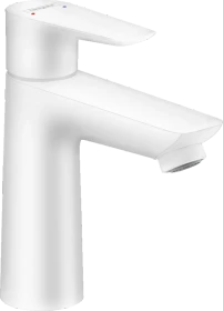 Hansgrohe Talis E 110 mit Zugstangen-Ablaufgarnitur mattweiß