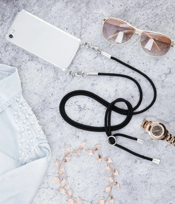 Hama Cross-Body-Cover mit Umhängekordel für Apple iPhone 7 Plus/8 Plus transparent