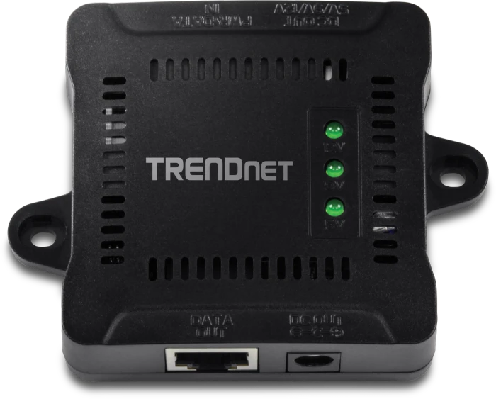 TRENDnet Wallmount Gigabit PoE-Splitter, 2x RJ-45, PoE PD