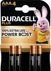 Duracell Plus Power Boost Micro AAA, 4er-Pack