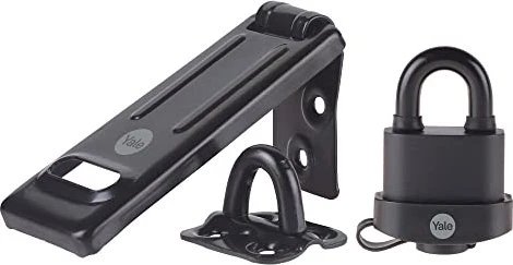 Yale Black Line Outdoor Y220B/51 inkl. Überfalle, Vorhängeschloss