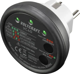 Voltcraft VC40 Steckdosenprüfgerät