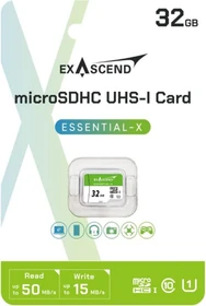 Exascend Essential-X R50/W15 32GB, UHS-I U3, Class 10