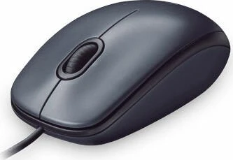 Logitech M100 V1 Optical Mouse schwarz, USB