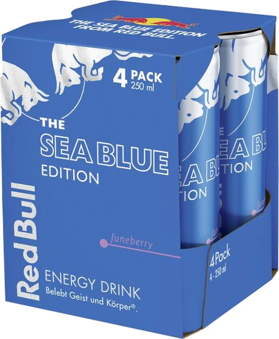 Red Bull The Sea Blue Edition 4x 250ml