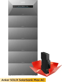 Anker SOLIX Solarbank Max AC mit 5x BP7000, 42kWh