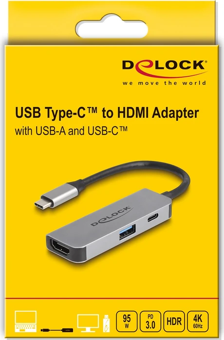 DeLOCK USB Type-C Videoadapter, USB-C 3.1 [Stecker]