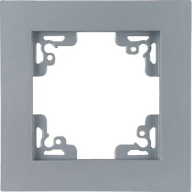 uniTEC MELBOURNE Serie 703 Abdeckrahmen 1-fach, silber