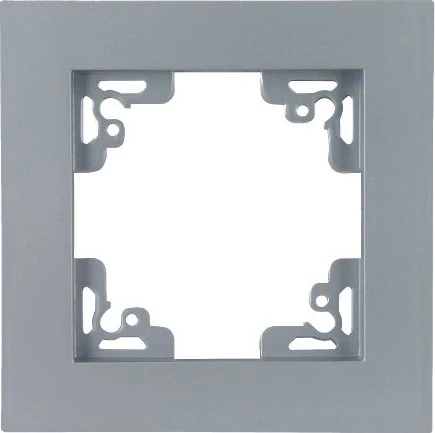 uniTEC MELBOURNE Serie 703 Abdeckrahmen 1-fach, silber