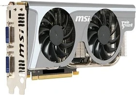 MSI GeForce GTX 560 Ti, N560GTX-Ti Twin Frozr II/OC, 1GB GDDR5, 2x DVI, Mini HDMI