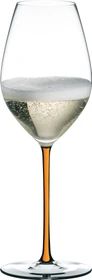 Riedel Fatto A Mano Champagner Weinglas orange