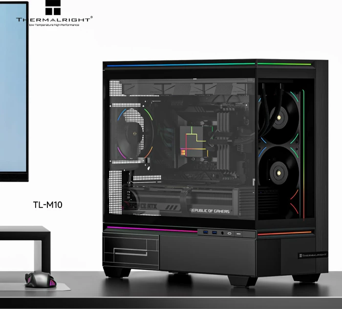 Thermalright TL-M10 Black, schwarz, Glasfenster