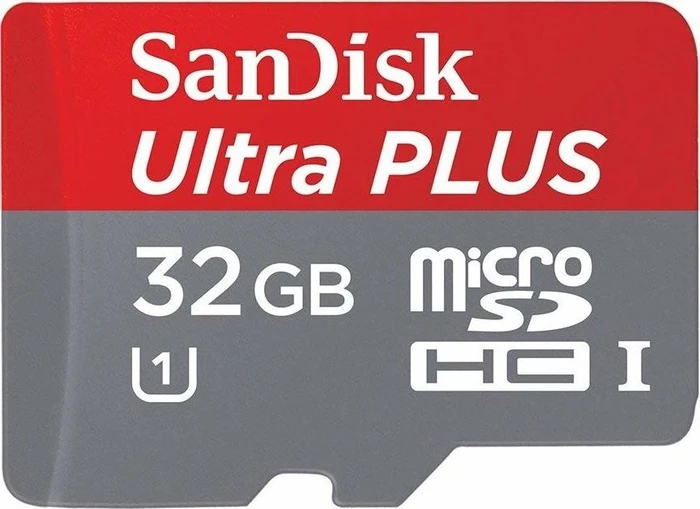 SanDisk Ultra PLUS R80 32GB Kit, UHS-I U1, Class 10