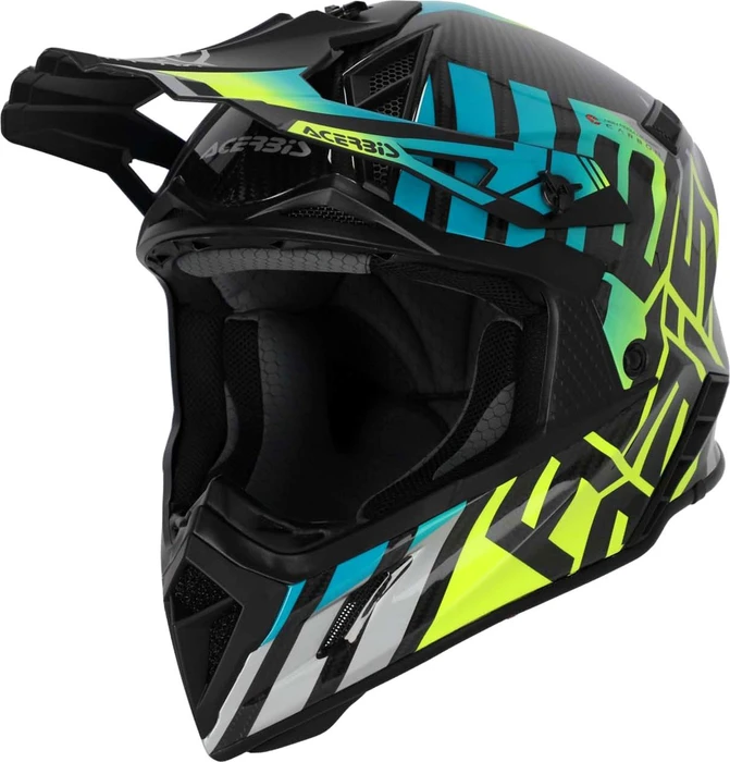 Acerbis Steel Carbon blau/gelb