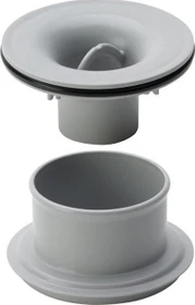Viega Tauchrohr Advantix Badablauf 90mm grau