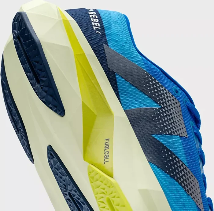 New Balance FuelCell Rebel v4 spice blue/limelight/blue oasis (Damen)