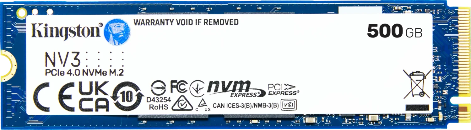 Kingston NV3 NVMe PCIe 4.0 SSD 500GB ab € 99,89 (2026