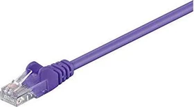 goobay Patchkabel, Cat5e, U/UTP, RJ-45/RJ-45, 1m, violett