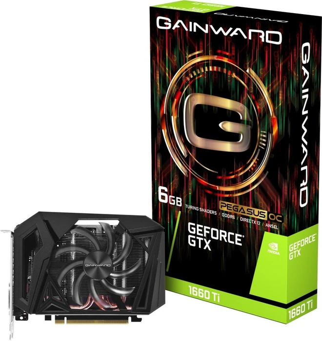 Gainward GeForce GTX 1660 Ti Pegasus OC, 6GB GDDR6, DVI, HDMI, DP