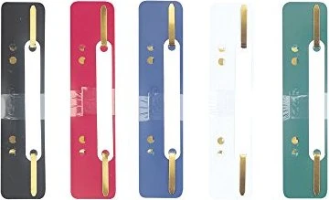 Herlitz Heftstreifen Schnellhefter, Sonderformat, farbig sortiert, 10er-Set
