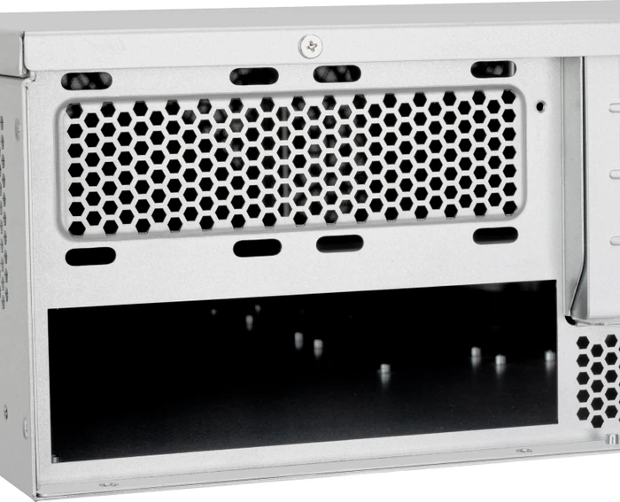 SilverStone RM32, Rackmount Server, schwarz/grau, 3HE, SFX-L