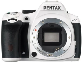 Pentax K-50 weiß Body