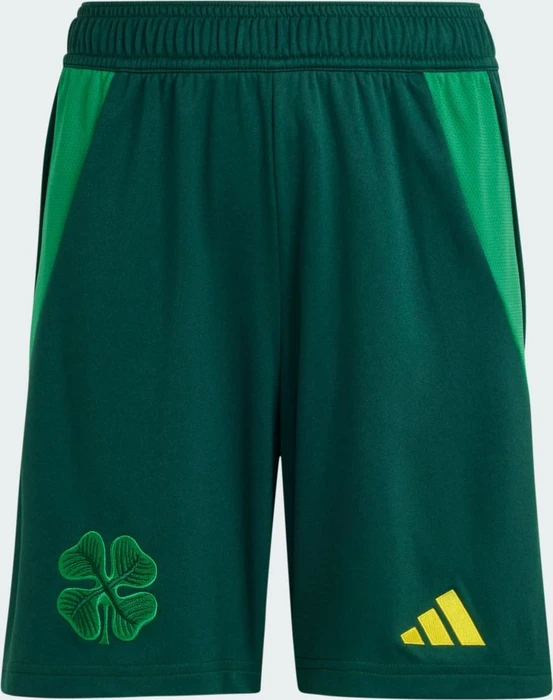 adidas Celtic FC 2024/2025 Auswärtsshorts team dark green (Junior)