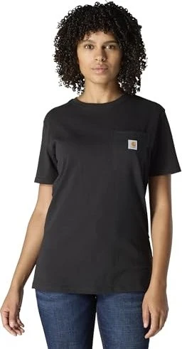 Carhartt K87 Pocket T-Shirt kurzarm schwarz (Damen)