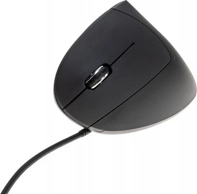 Dacomex V150UG Vertical Mouse, schwarz, Linkshänder, USB