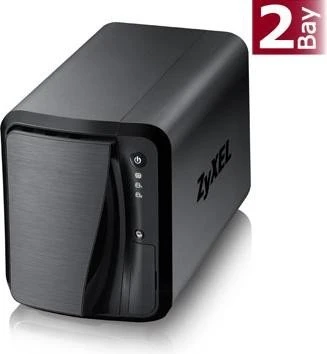 Zyxel NAS520, 1GB RAM, 2x RJ-45 1000Base-T, 3x USB-A 3.0