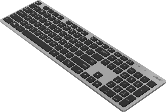 ASUS W5000 Wireless Keyboard and Mouse Set, silber, USB, DE