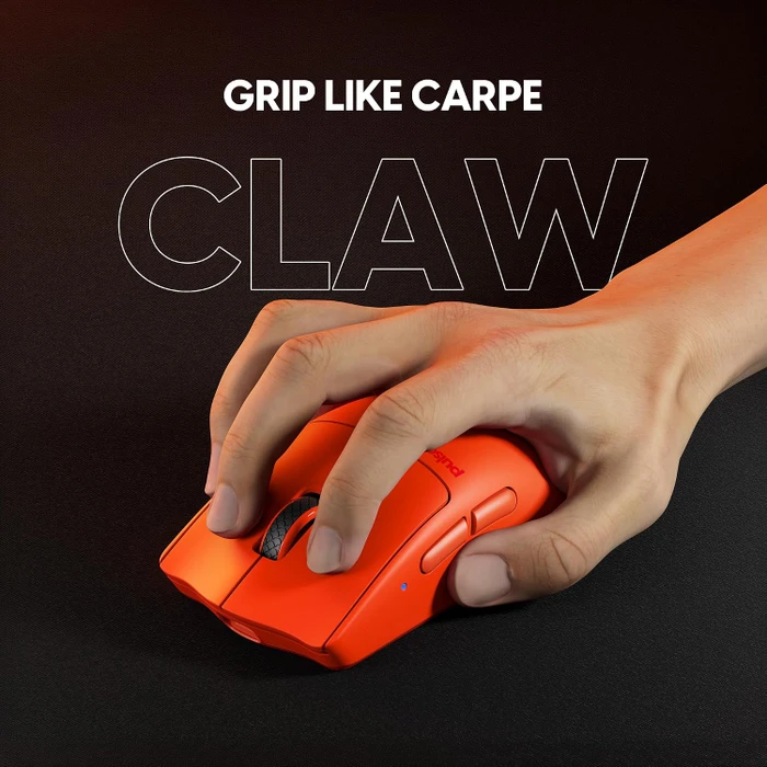 Pulsar Gaming Gears Pro Series CARPE-X Medium Wireless Gaming Mouse Carp Orange, USB