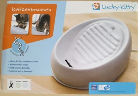 Lucky-Kitty Keramik Trinkbrunnen (verschiedene Farben), 1.5l