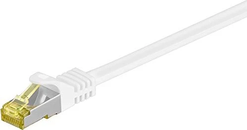 goobay Patchkabel, Cat7/Cat6a, S/FTP, RJ-45/RJ-45, 3m, weiß