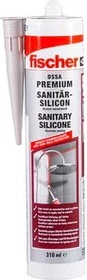 fischer DSSA Sanitärsilicon transparent, 310ml