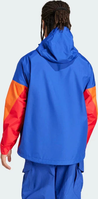 adidas Terrex Xploric 2.5L Climaproof Anorak semi lucid blue/semi impact orange/pure ruby (Herren)