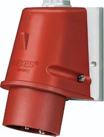 Mennekes CEE Wandgerätestecker 32A 5p 400V 6h IP44