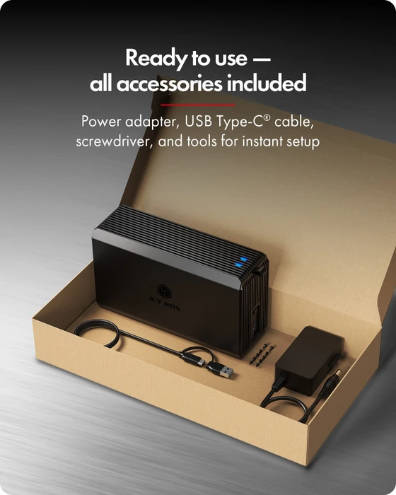 RaidSonic Icy Box IB-RD3720-CU3, USB-C 3.0