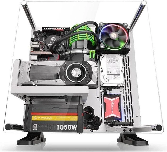 Thermaltake Core P3 Snow Edition weiß, Acrylfenster