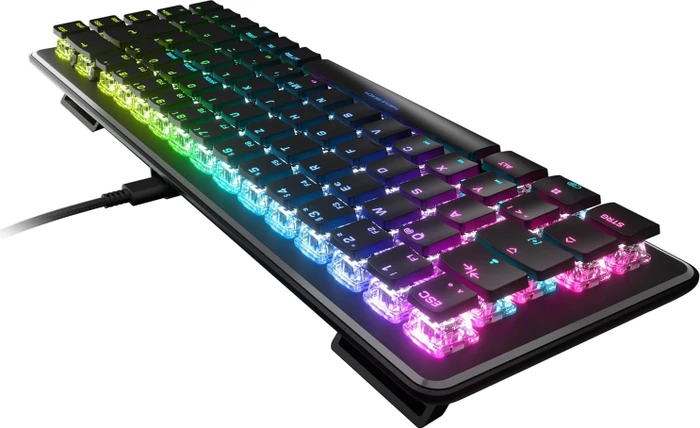 Turtle Beach Vulcan II Mini, schwarz, LEDs RGB, TITAN II OPTICAL RED, USB, DE