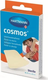 Hartmann cosmos Schürfwundenpflaster steril, 4.5 x 6.5cm, 4 Stück