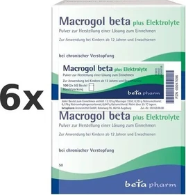 betapharm Macrogol beta plus Elektrolyte Pulver Beutel, 100 Stück